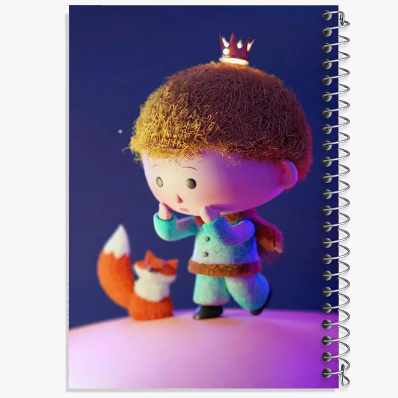 دفتر ژورنال نویسی 50 برگ خندالو مدل نقطه ای طرح شازده کوچولو کد 25770