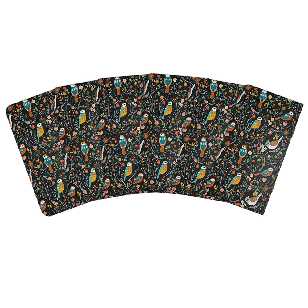 تقویم جیبی سال 1399 چاپ شفق طرح بلبل کد 628 بسته 6 عددی