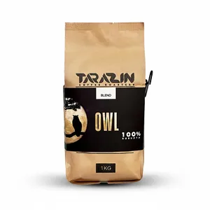 دانه قهوه 0% عربیکا 100% روبوستا تارازین - 1000 گرم