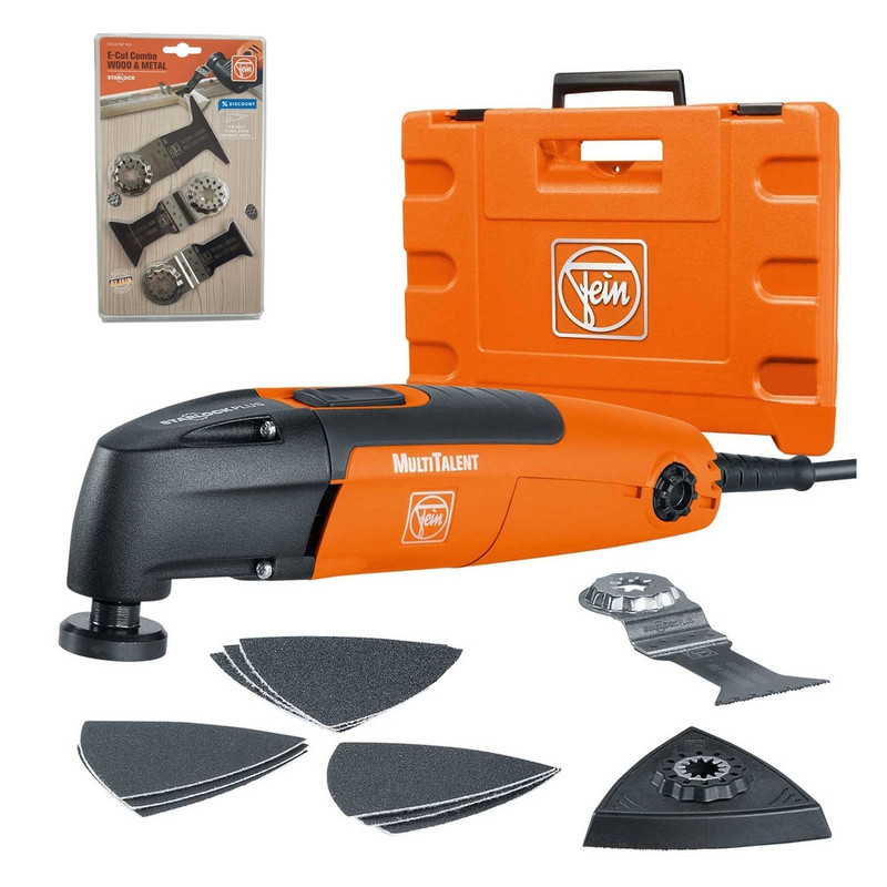 مجموعه ابزار چندکاره فاین مدل FMT 250 SL به همراه تیغه چوب و فلز مجموعه ابزار چندکاره فاین مدل FMT 250 SL به همراه تیغه چوب و فلز