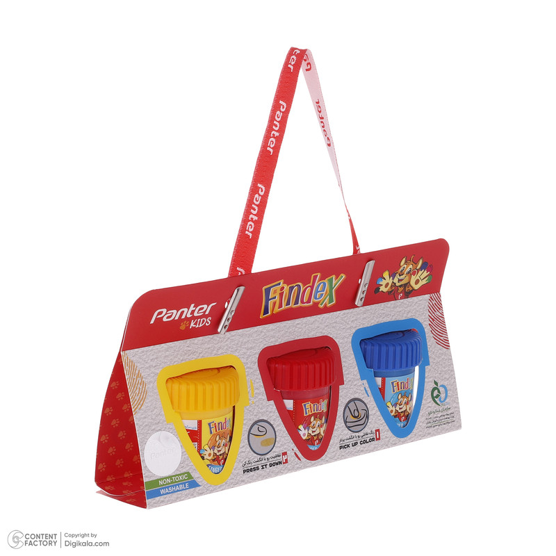رنگ انگشتی 3 رنگ پنتر مدل Findex