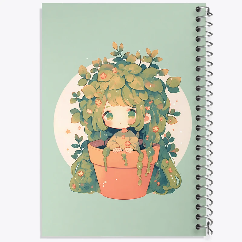 دفتر ژورنال نویسی 50 برگ خندالو مدل نقطه ای طرح دخترانه کد N3590