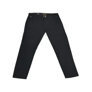 شلوار پسرانه مدل کتان کش رنگ مشکی