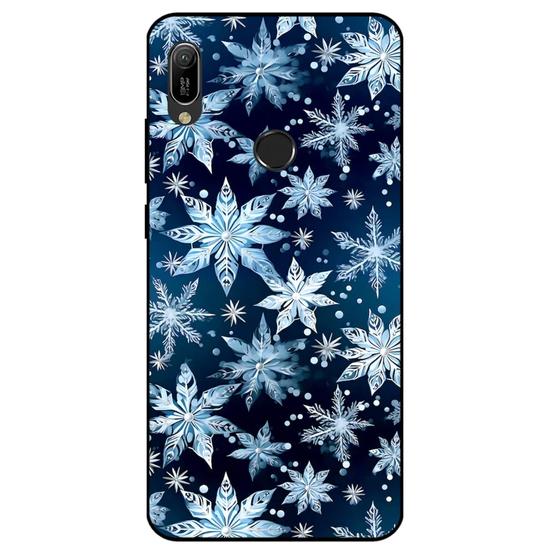 کاور مگافون طرح برف مدل 2824 مناسب برای گوشی موبایل هوآوی Y6 2019 / Y6S 2019 / Y6 Prime 2019 / Y6 Pro 2019 