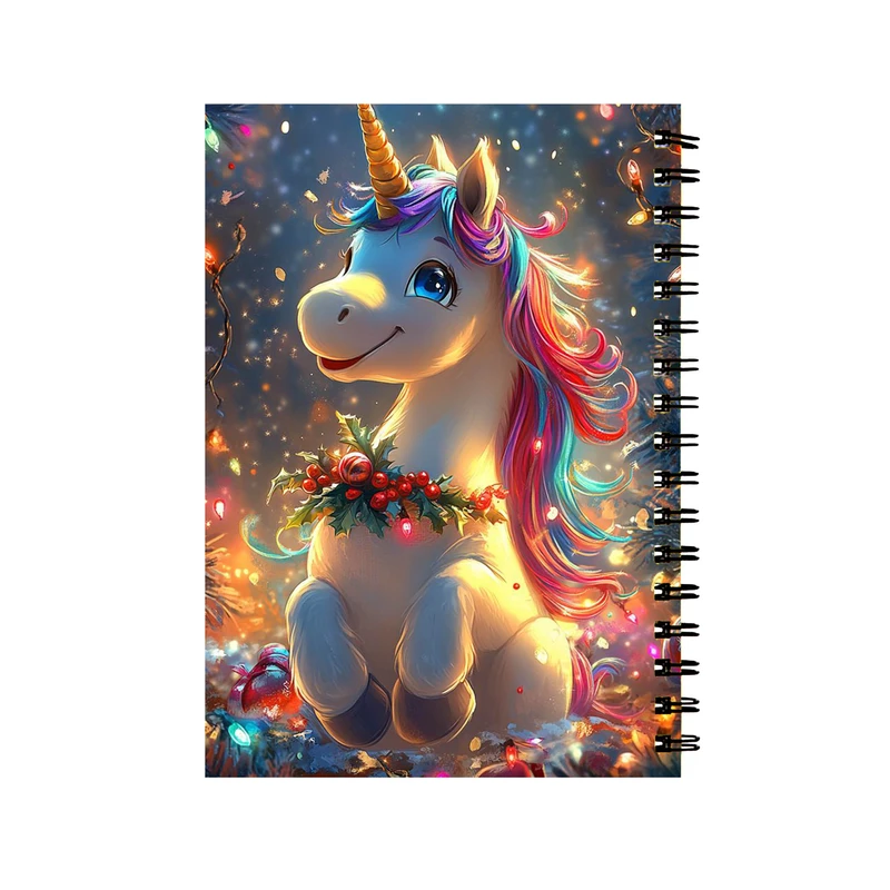 دفتر مشق 60 برگ مدل unicorn اسب تک شاخ کد 302