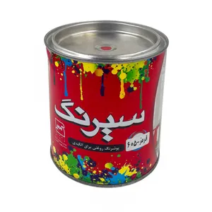 پوشرنگ روغنی براق آلکیدی قرمز سیرنگ مدل R605 وزن 980 گرم