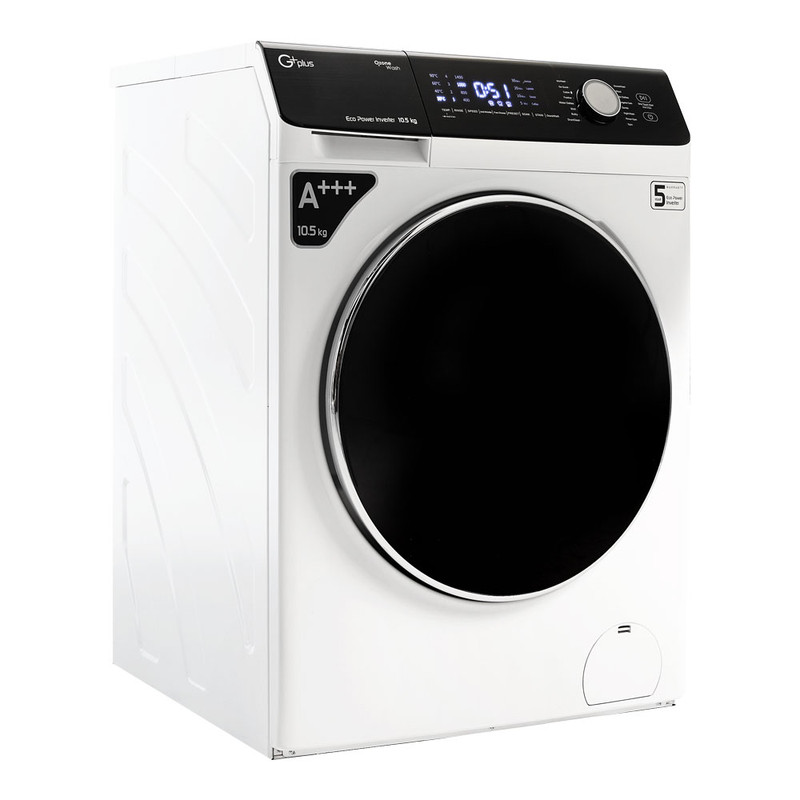 ماشین لباسشویی جی پلاس مدل GWM-M104W ظرفیت 10.5 کیلوگرم