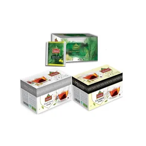 چای سبز کیسه ای با طعم لیمو ، چای سیاه کیسه ای ویژه و چای سیاه کیسه ای عطری ویژه پوششدار مسما - 3 بسته 20 عددی 