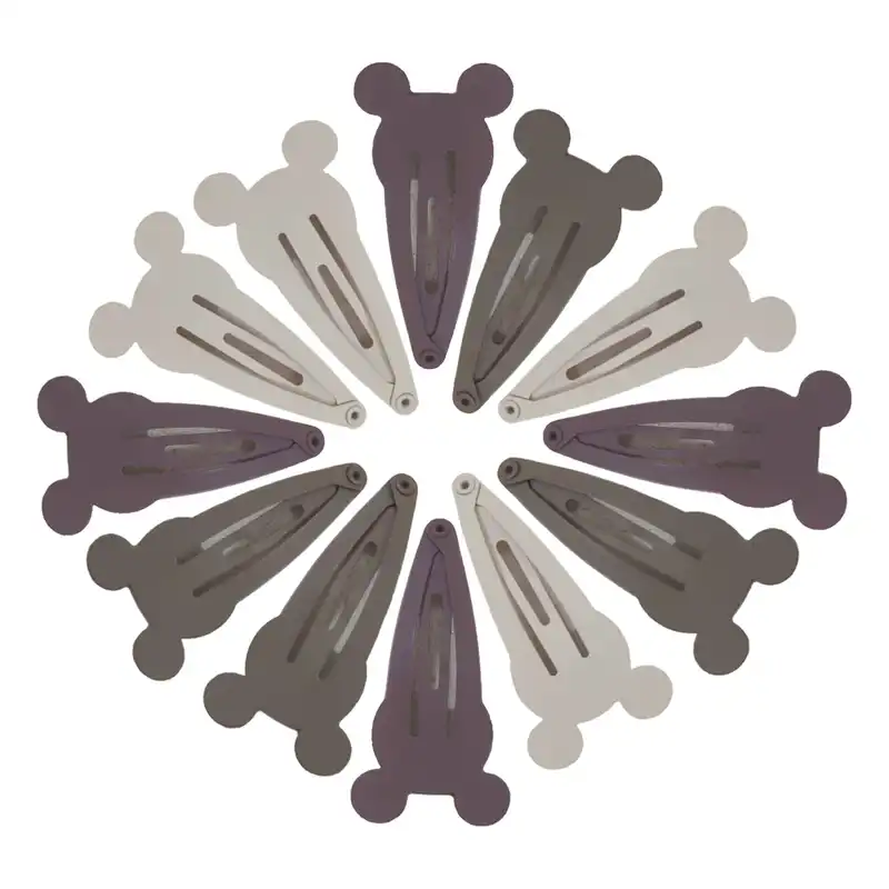 گیره مو زنانه مدل تق تقی مجموعه 12 عددی