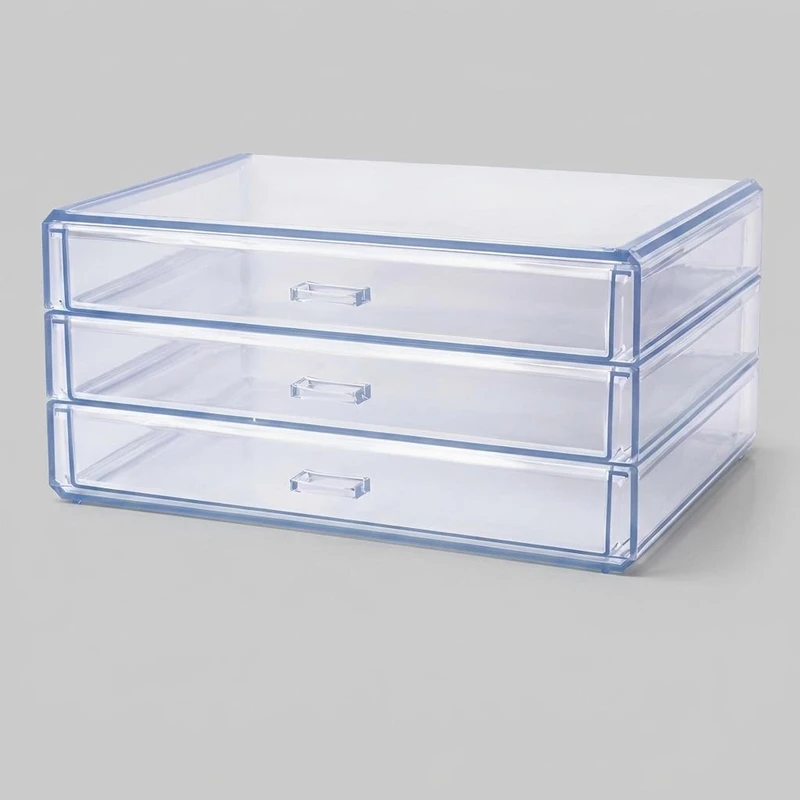 استند لوازم آرایشی مدل  سه کشو Stk702