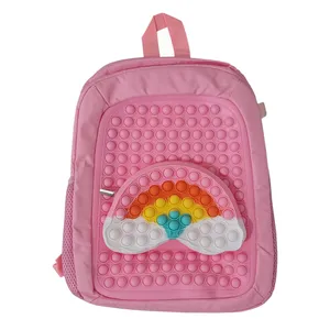 کوله پشتی بچگانه مدل رنگین کمان کد 3554