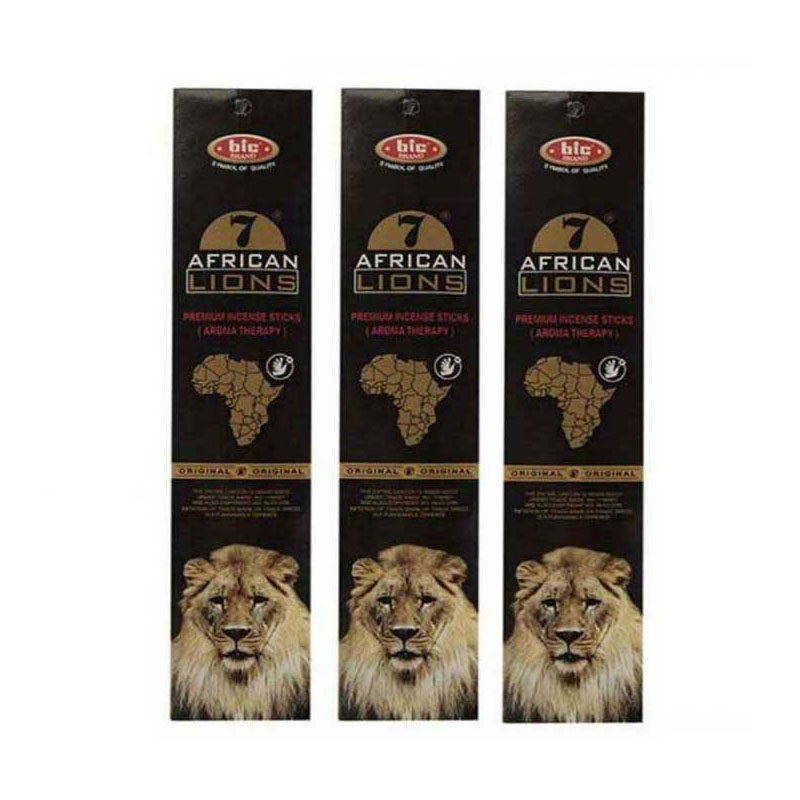 عود بیک  مدل 7 شیر آفریقایی مجموعه سه عددی