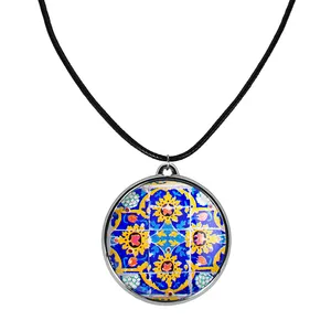 گردنبند خندالو مدل کاشی کد 21662167