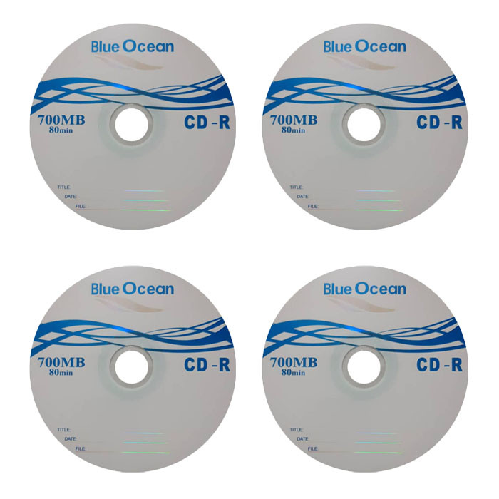 سی دی خام مدل Blue Ocean مجموعه 4 عددی