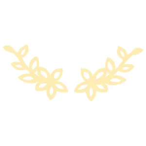 گوشواره طلا 18 عیار زنانه عدنان مدل گل HG75