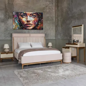  سرویس تخت خواب آرنا چوب مدل 231 دو نفره 4 تکه