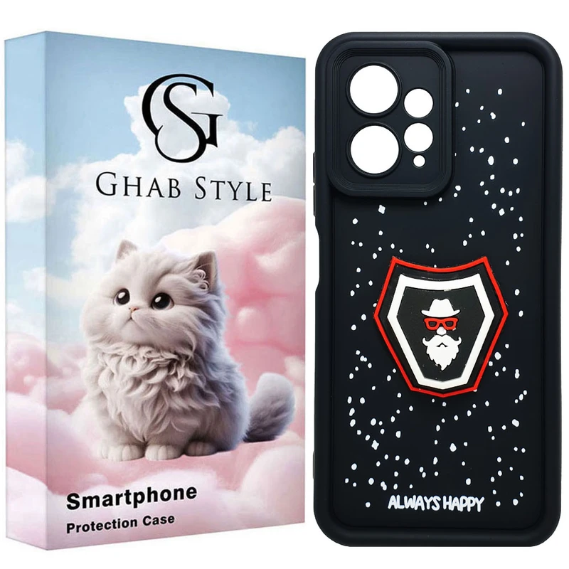 کاور قاب استایل مدل سیلیکونی طرح چراغدار مناسب برای گوشی موبایل شیائومی Redmi Note 12 4G