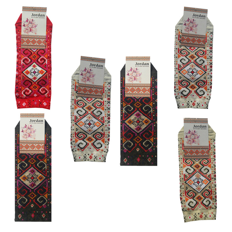 جوراب زنانه مدل ۶۰۶ مجموعه ۶ عددی