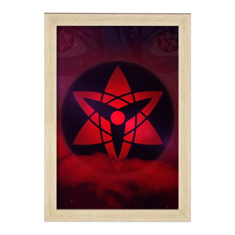 تابلو خندالو مدل شارینگان انیمه ناروتو Naruto  کد 11246