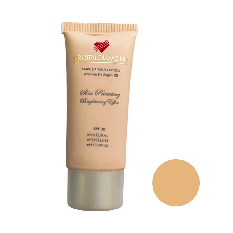 کرم پودر SPF30 کریستال دایموند مدل گلدن بژ شماره F27 حجم 30 میلی لیتر