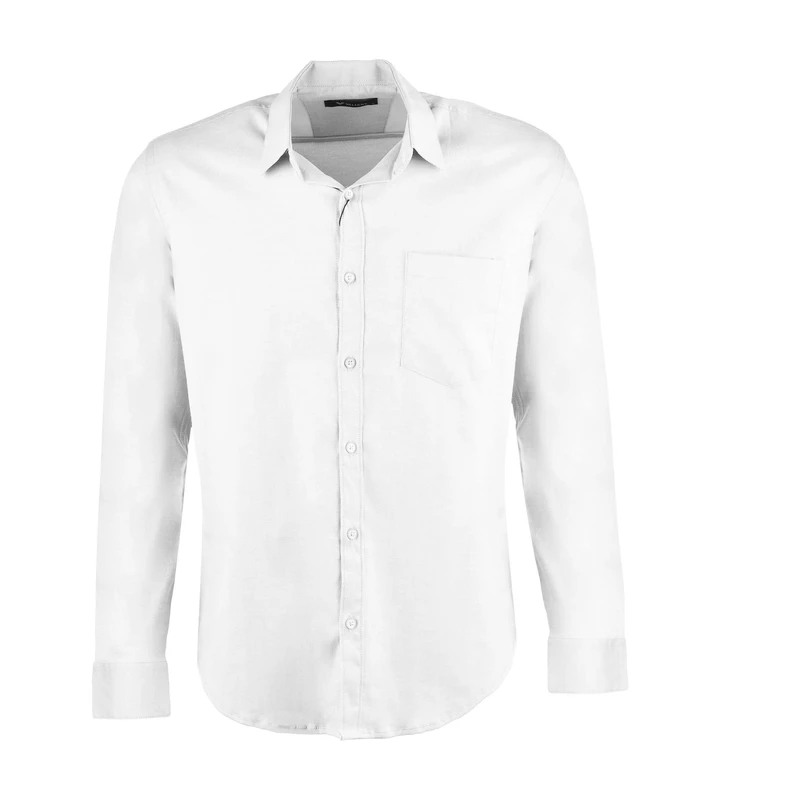 پیراهن آستین بلند یقه برگردان مردانه مدل MDSS-CH2987