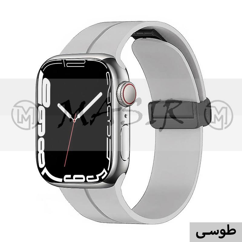 بند مسیر مدل Bracelet Correa Magnetic مناسب برای اپل واچ سری 1/2/3/4/5/6/7/8/9/SE سایز 38/40/41 میلی متری