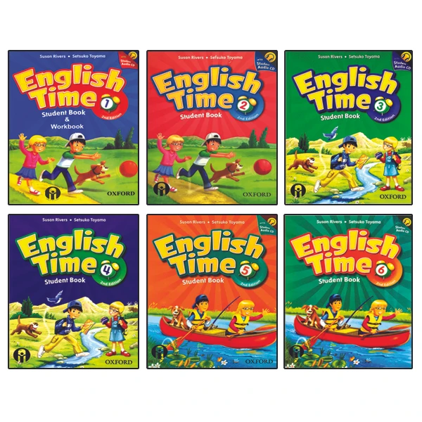 کتاب English Time اثر Susan Rivers And Setsuko Toyama انتشارات الوندپویان شش جلدی