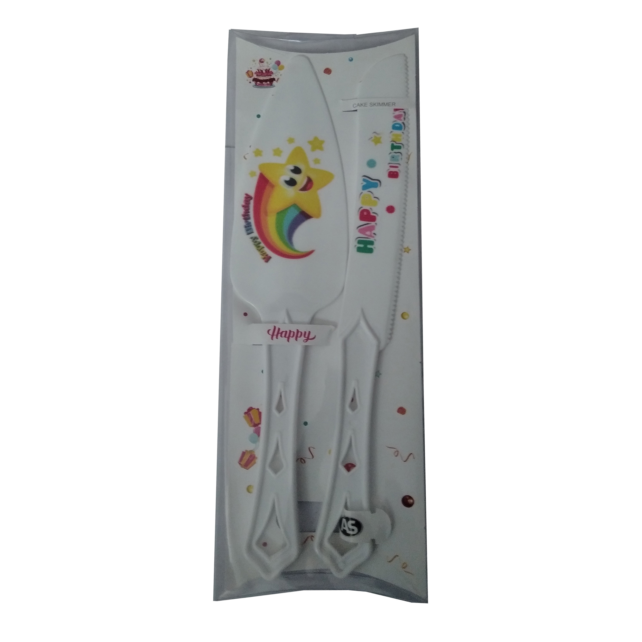 کارد و کفگیر سرو کیک مدل ستاره درخشان