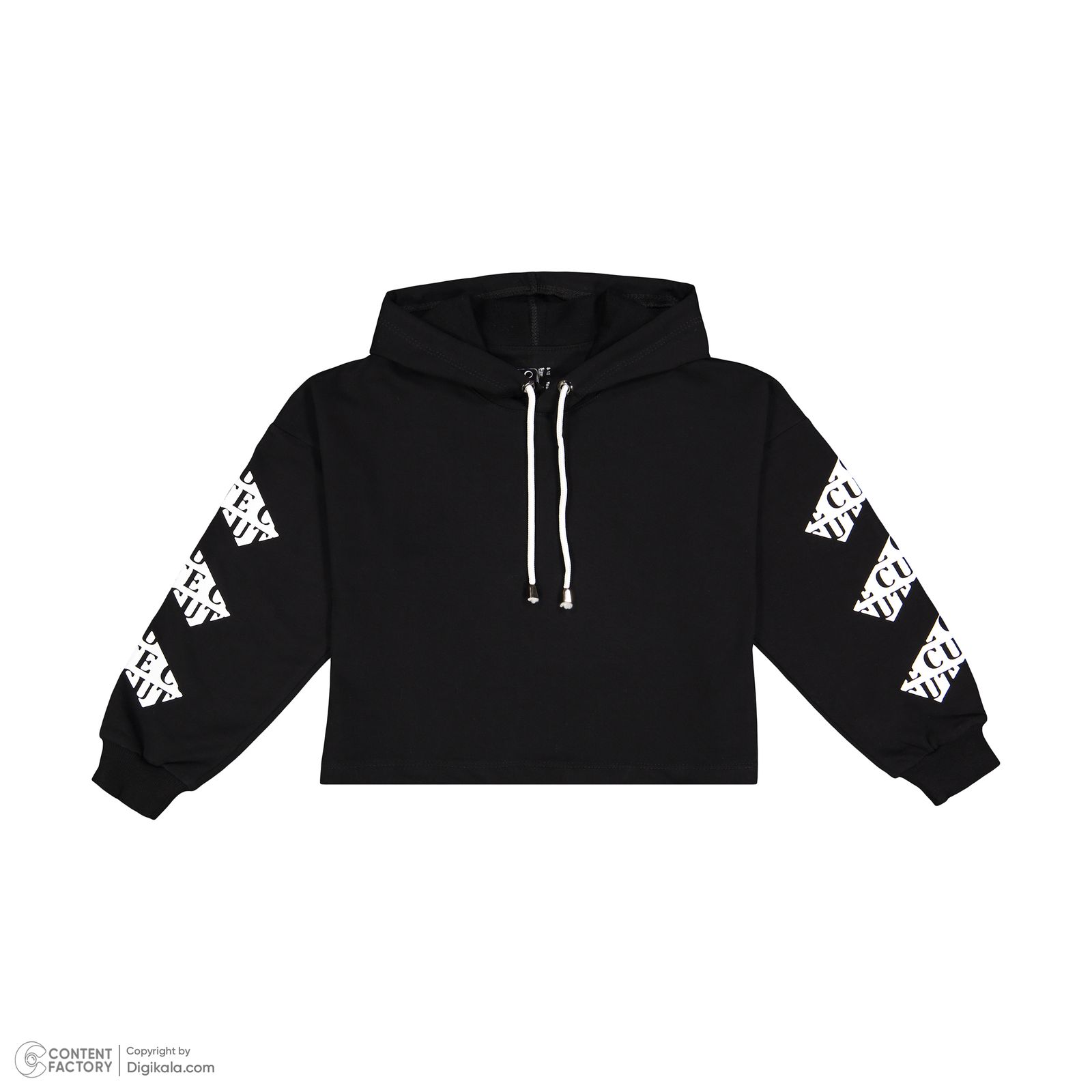 ست هودی و شلوار دخترانه سون پون مدل 1250 رنگ مشکی -  - 6