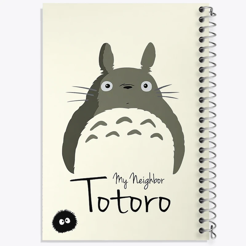 دفتر شطرنجی 50 برگ خندالو طرح انیمه توتورو (Totoro) کد N2118