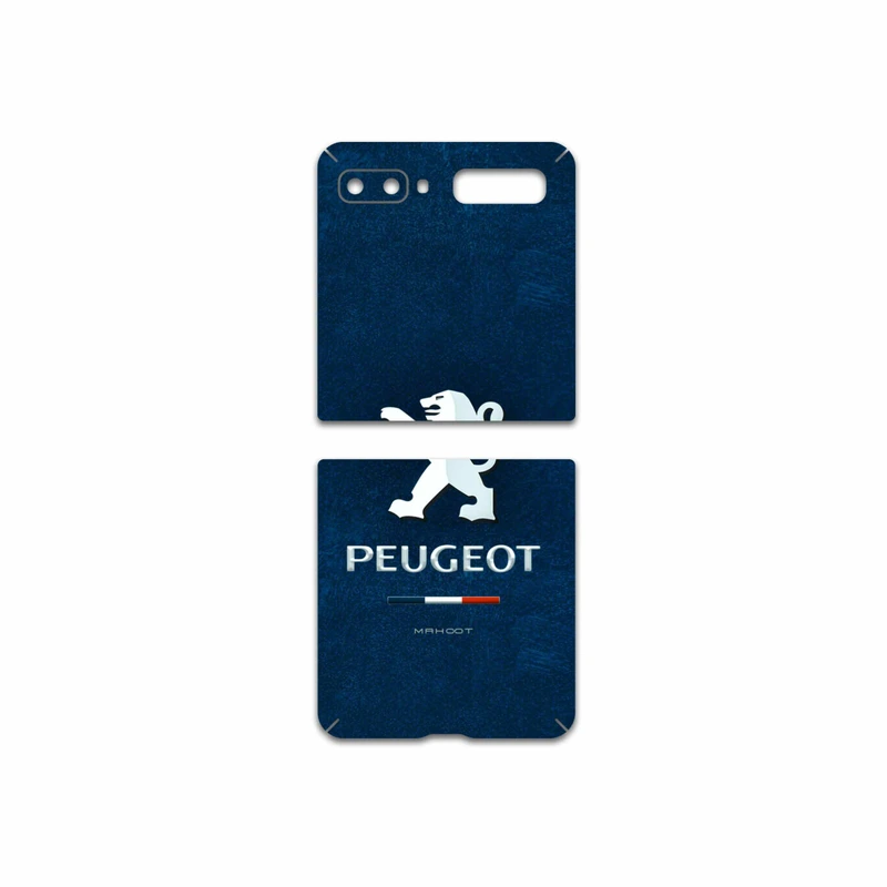 برچسب پوششی ماهوت مدل Peugeot-Logo مناسب برای گوشی موبایل سامسونگ Galaxy Z Flip
