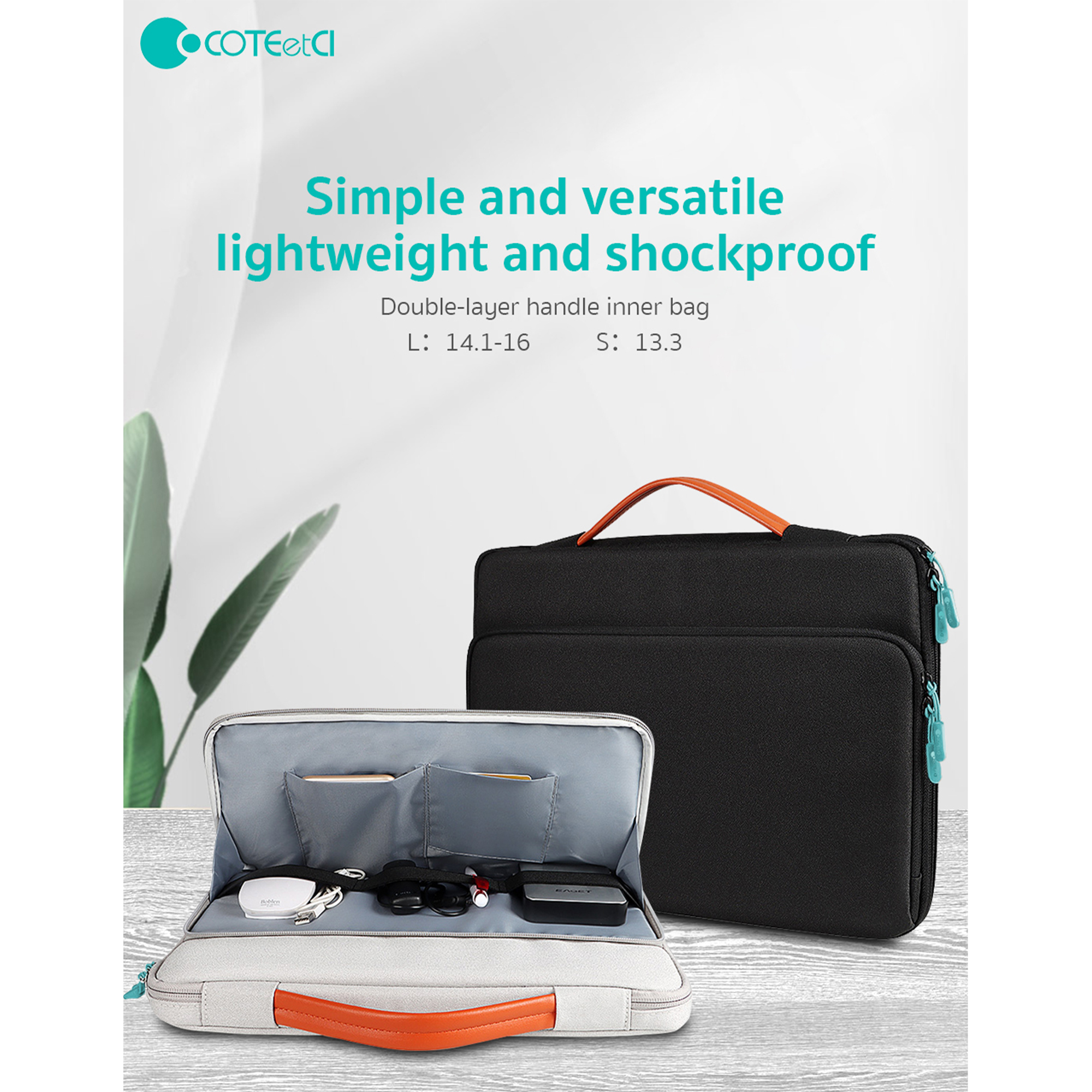 کیف لپ تاپ کوتتسی مدل 14015S مناسب برای مک بوک 14 اینچی