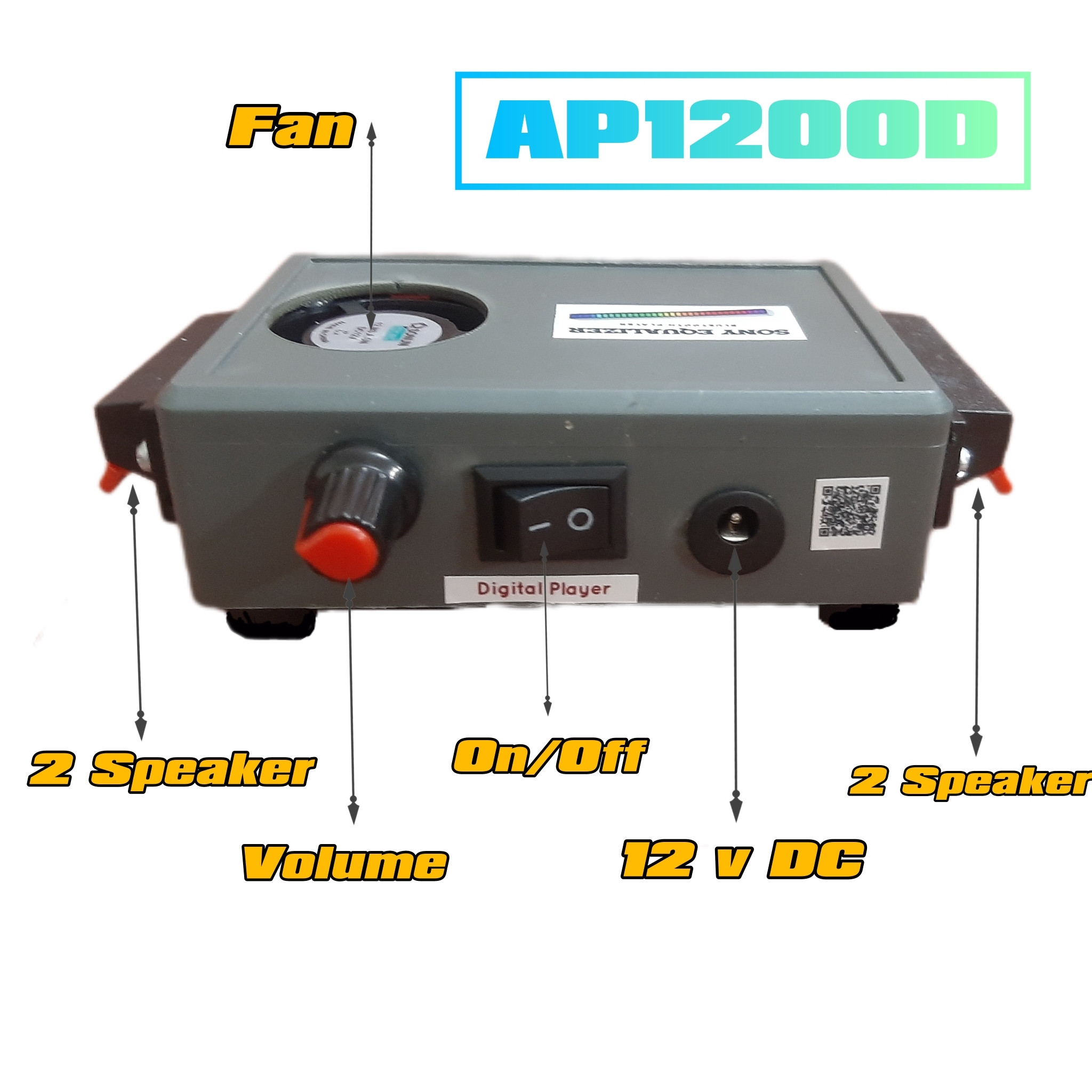 پخش کننده صوتی مدل Ap1200D