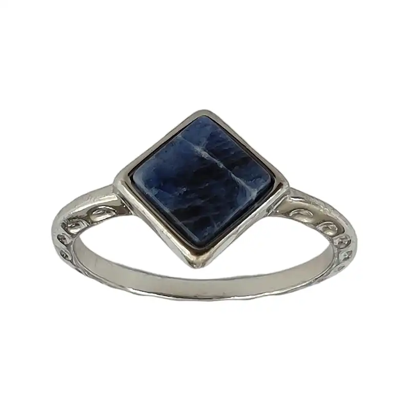 انگشتر زنانه مدل lapis lazuli