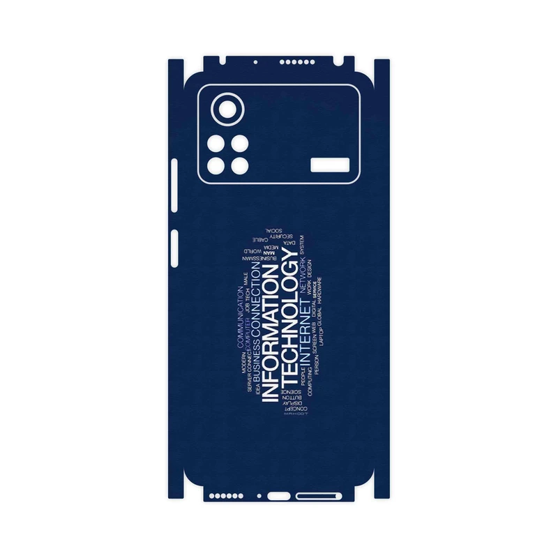 برچسب پوششی ماهوت مدل IT Science-FullSkin مناسب برای گوشی موبایل شیائومی Poco X4 Pro 5G