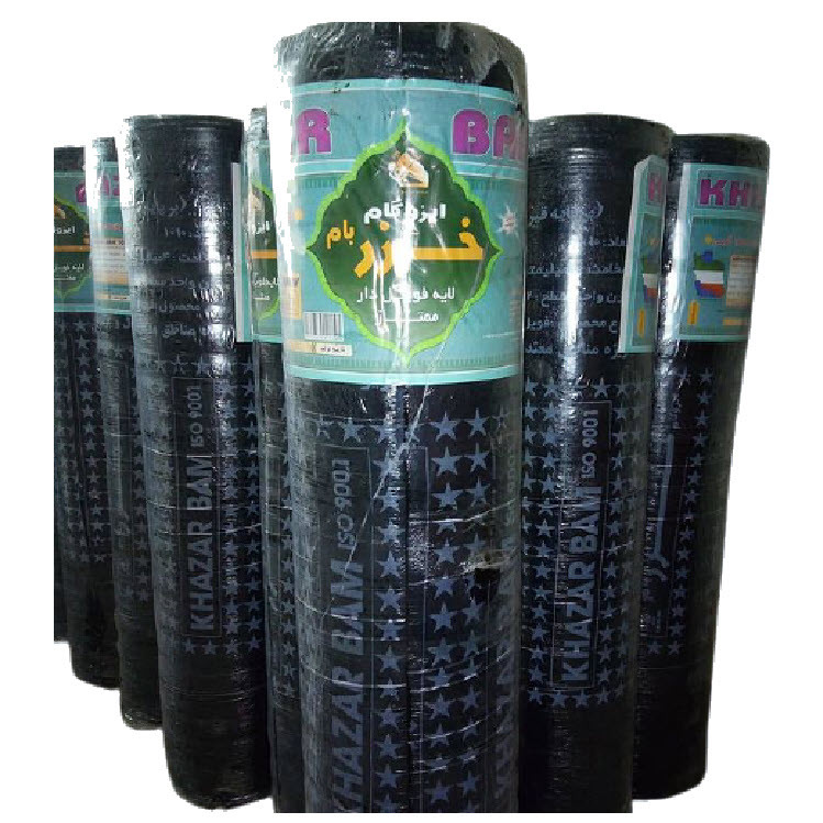 ایزوگام خزر بام مدل فویل دار ممتاز رول 10 متری