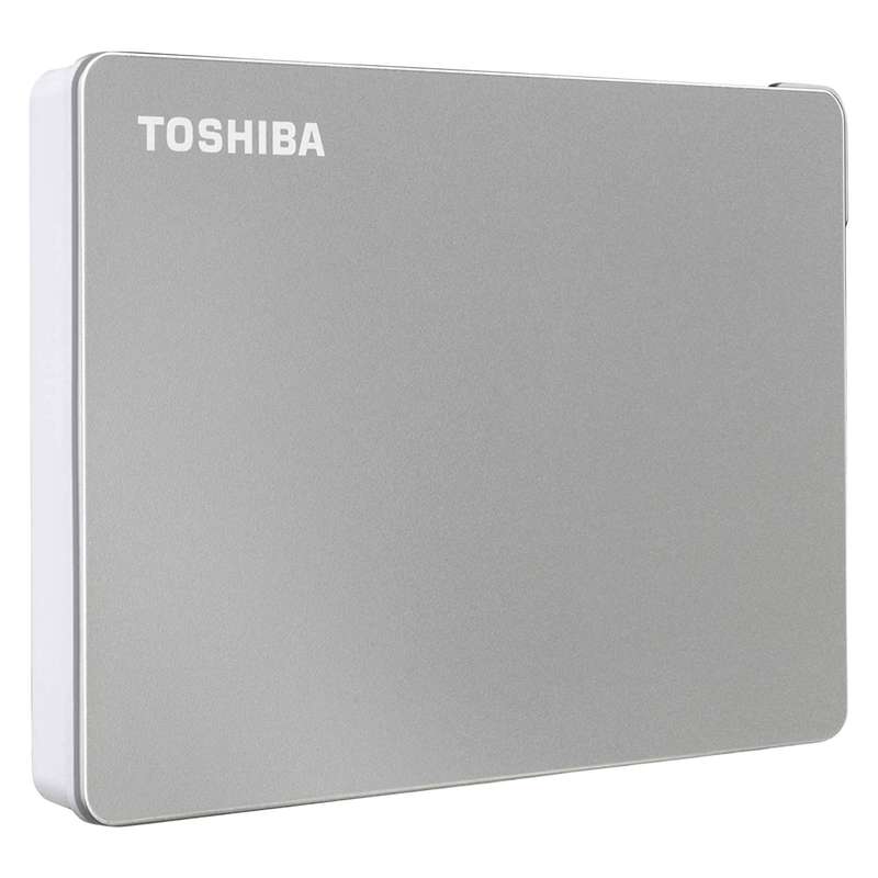 هارد اکسترنال توشیبا مدل Canvio Flex ظرفیت دو ترابایت دارای رابط USB Type-A 3.2