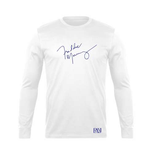 تی شرت آستین بلند مردانه رانژ مدل سایز بزرگ 10074 رنگ سفید