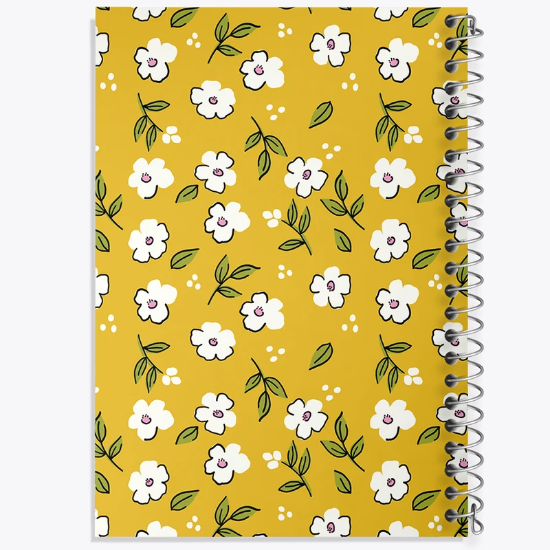 دفتر مشق 50 برگ خندالو طرح گل گلی کد N722