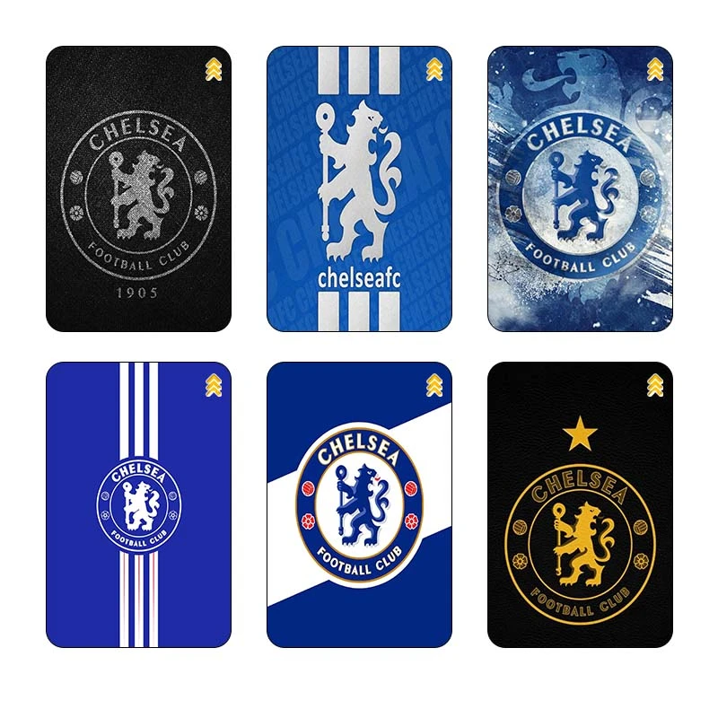 استيکر کارت کارنيکا طرح چلسی Chelsea کد 14039 مجموعه 6 عددی