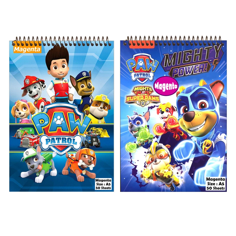 دفتر نقاشی مجنتا طرح سگهای نگهبان کد 3 بسته 2 عددی