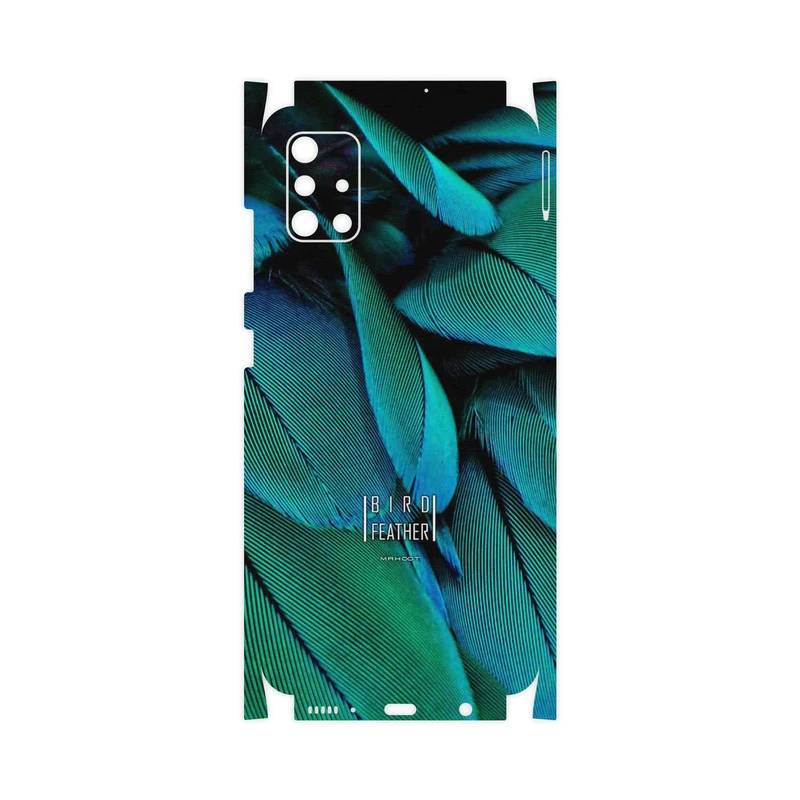 برچسب پوششی ماهوت مدل Green Feather-FullSkin مناسب برای گوشی موبایل سامسونگ Galaxy A51