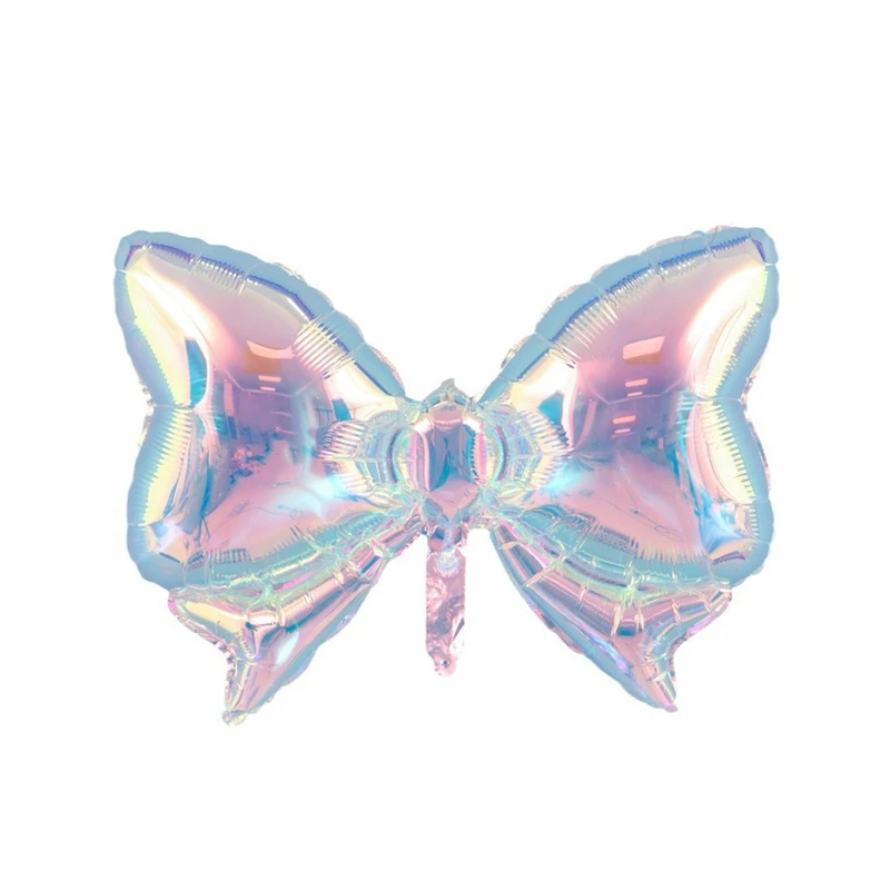 بادکنک فویلی مدل پاپیون طرح هولوگرامی کد NH-1