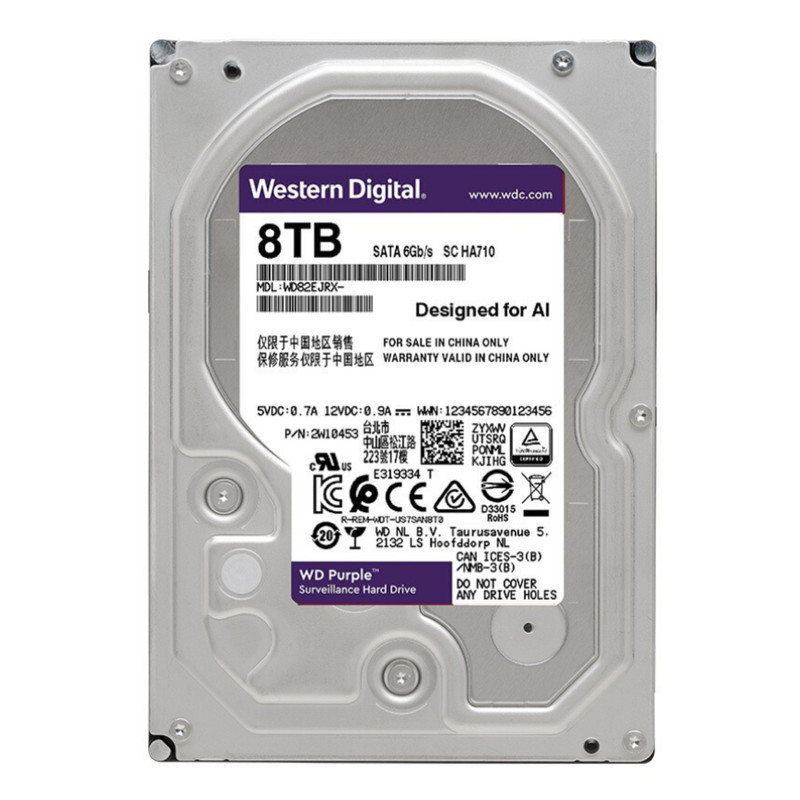 هارددیسک اینترنال وسترن دیجیتال مدل Purple WD82EJRX ظرفیت 8 ترابایت 1