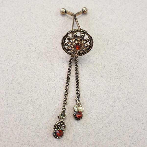 سنجاق روسری زنانه مدل گل کد SF76