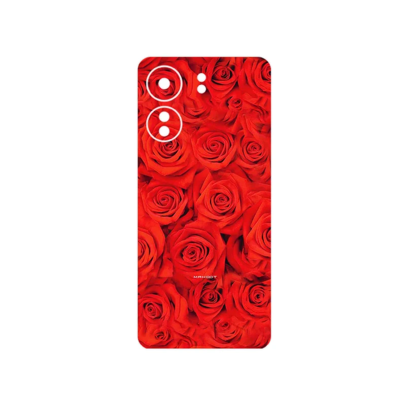 برچسب پوششی ماهوت مدل Red_Flower مناسب برای گوشی موبایل شیائومی Poco C65