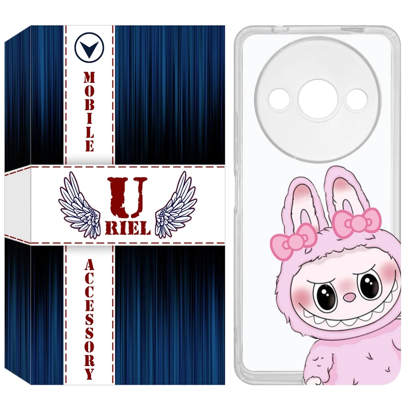 کاور یوریل مدل Clear کد 118 طرح لبوبو مناسب برای گوشی موبایل شیائومی Redmi A3 / A3x