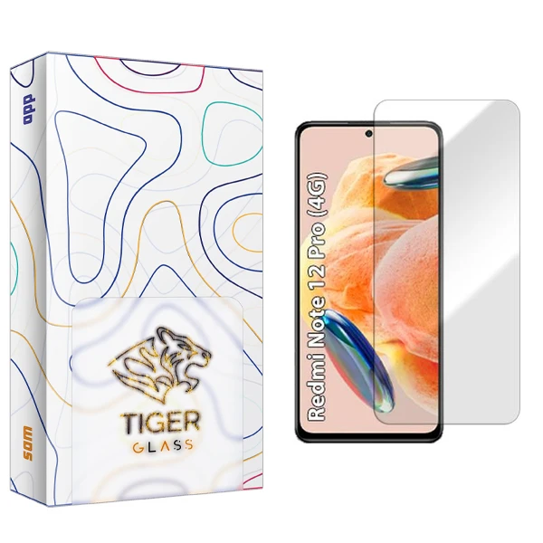 محافظ صفحه نمایش تایگر گلس مدل SAM مناسب برای گوشی موبایل شیائومی Redmi note 12 Pro 4G