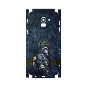 MAHOOT Firefighter-FullSkin Cover Sticker for Samsung Galaxy J6