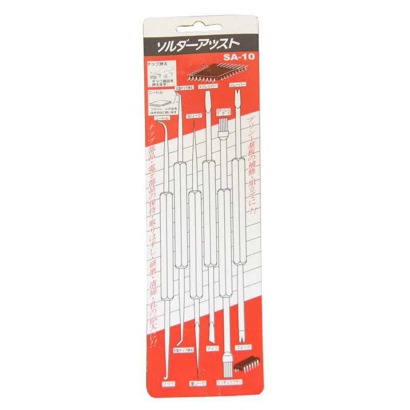 مجموعه 6 عددی ابزار لحیم کاری مدل SA-10 کد 2